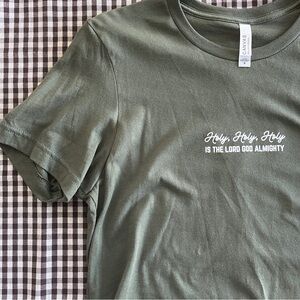 Christian Holy Holy Holy Bella+Canvas Shirt - Unisex Medium, Brand New